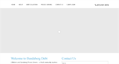 Desktop Screenshot of bundabergdebt.com.au